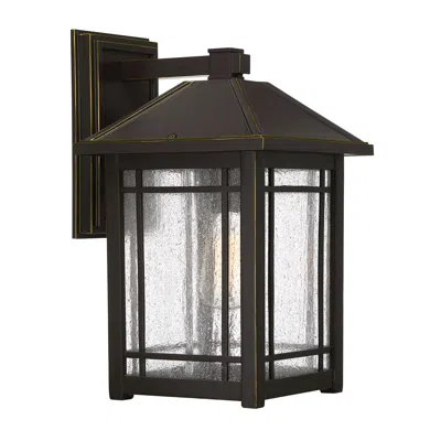 Quoizel Cedar Point 16 1/2" High Palladian Bronze Outdoor Wall Light In Black