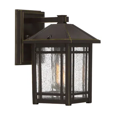 Quoizel Cedar Point 9 3/4" High Palladian Bronze Outdoor Wall Light In Black