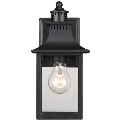 Quoizel Chancellor 11 1/4"h Mystic Black Outdoor Wall Light