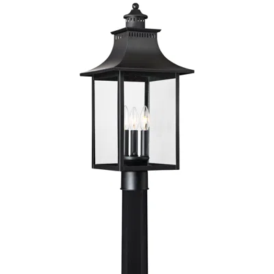 Quoizel Chancellor 22" High Mystic Black Outdoor Post Light