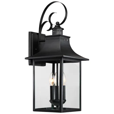 Quoizel Chancellor 23 1/2"h Mystic Black Outdoor Wall Light