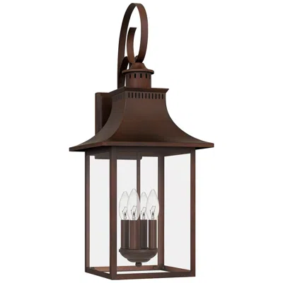 Quoizel Chancellor 28" High Copper Bronze Outdoor Wall Light