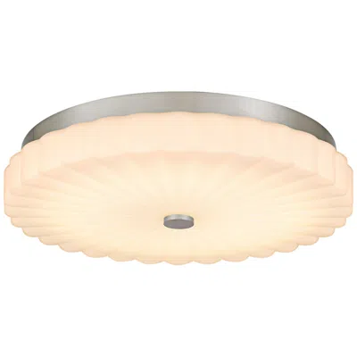 Quoizel Cherbury 16" Wide Brushed Nickel Led Ceiling Light