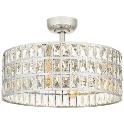 Quoizel Coffman 4-light Polished Nickel Fan Light