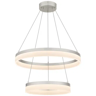 Quoizel Cohen Integrated Led Brushed Nickel Pendant Light