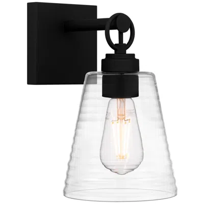Quoizel Dacosta 10" High Earth Black Wall Sconce