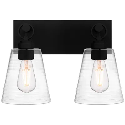 Quoizel Dacosta 2-light Earth Black Bath Light