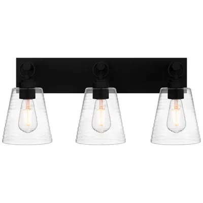 Quoizel Dacosta 3-light Earth Black Bath Light