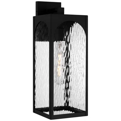 Quoizel Dallington 1-light Matte Black Outdoor Wall Lantern