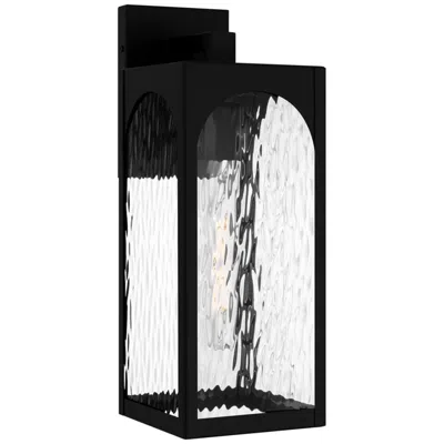 Quoizel Dallington 1-light Matte Black Outdoor Wall Lantern