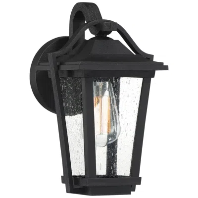 Quoizel Darius 11 1/2" High Earth Black Outdoor Wall Light