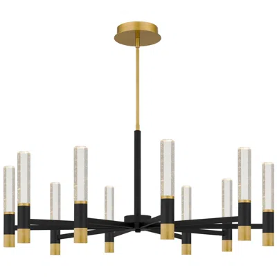 Quoizel Davies Integrated Led Brushed Gold Chandelier