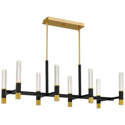 Quoizel Davies Integrated Led Brushed Gold Island Light