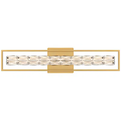 Quoizel Dazzle 33 1/4" Wide Soft Gold Led Bath Light