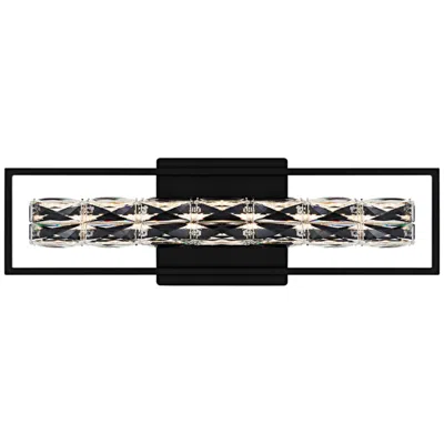Quoizel Dazzle Integrated Led Matte Black Bath Light With Cct Switch