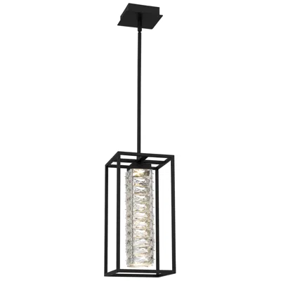 Quoizel Dazzle Integrated Led Matte Black Mini Pendant Light