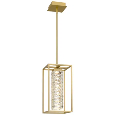 Quoizel Dazzle Integrated Led Soft Gold Mini Pendant Light