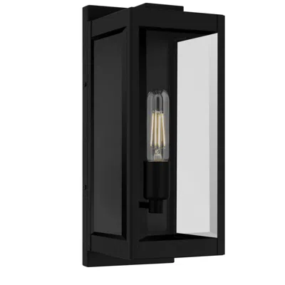 Quoizel Eastover 16" High Earth Black Outdoor Wall Light