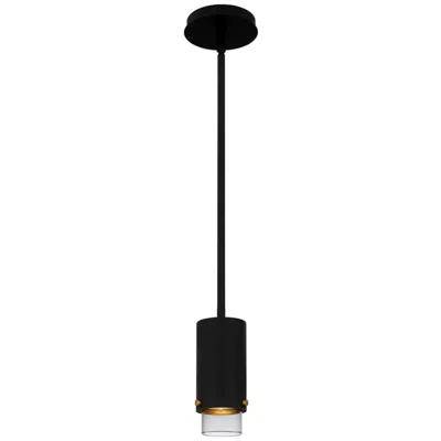 Quoizel Elio 1-light Matte Black Mini Pendant Light