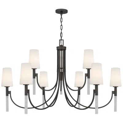 Quoizel Eloura 9-light Iron Gate Chandelier