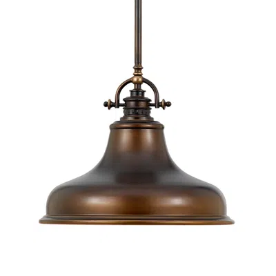 Quoizel Emery 13 1/2" Wide Barn Light Bronze Pendant Chandelier