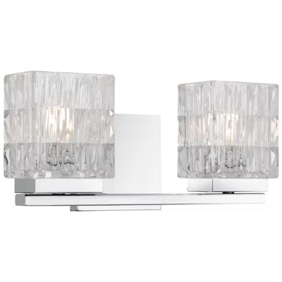 Quoizel Estelle 2-light Polished Chrome Vanity Light