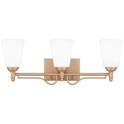 Quoizel Esther 3-light Bronze Gold Bath Light