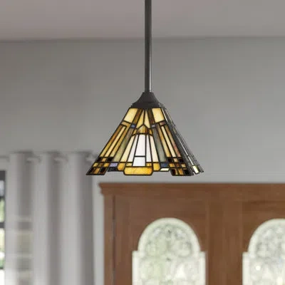 Quoizel Finn 1-light Single Cone Pendant