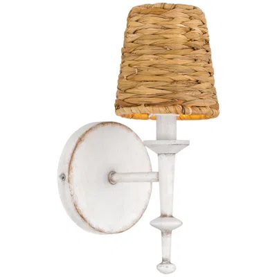 Quoizel Flannery 1-light Antique White Wall Sconce
