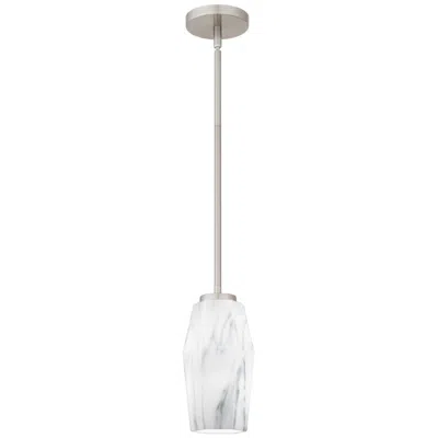 Quoizel Fogel 1-light Brushed Nickel Mini Pendant