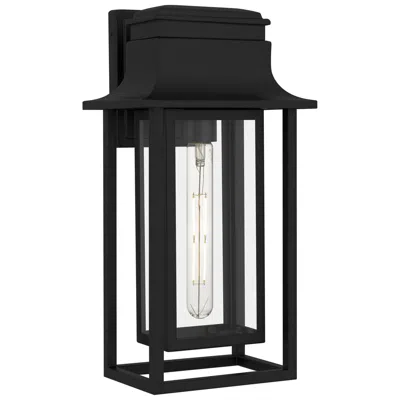 Quoizel Garner 1-light Matte Black Outdoor Wall Lantern