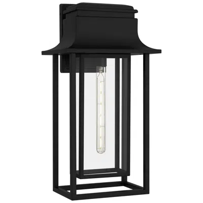 Quoizel Garner 1-light Matte Black Outdoor Wall Lantern