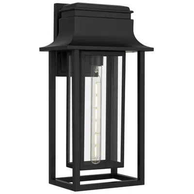 Quoizel Garner 1-light Matte Black Outdoor Wall Lantern