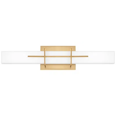 Quoizel Gemini 22 1/2" Wide Aged Brass Led Bath Light