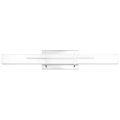 Quoizel Gemini 28 1/4" Wide Polished Chrome Led Bath Light