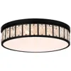 Quoizel Gibson 14 3/4" Wide Matte Black Led Ceiling Light In Black