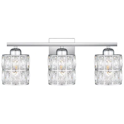 Quoizel Gibson 21 1/4"w Polished Chrome 3-light Bath Light