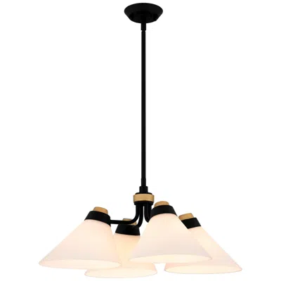 Quoizel Graft 4-light Matte Black Pendant Light
