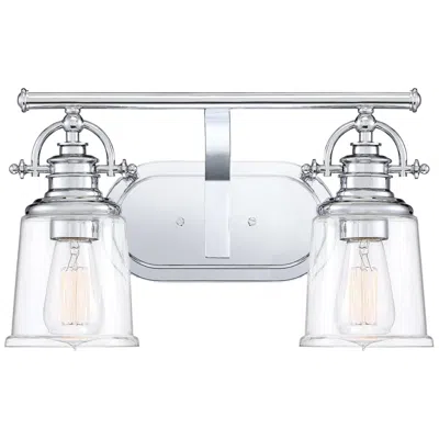 Quoizel Grant 16"w Polished Chrome 2-light Wall Sconce