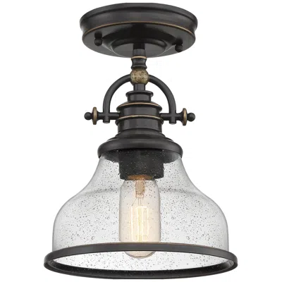 Quoizel Grant 1-light Palladian Bronze Mini Pendant Light