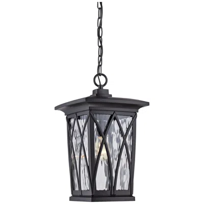 Quoizel Grover 17 1/2"h Mystic Black Outdoor Hanging Light