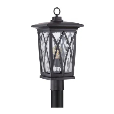 Quoizel Grover 20 1/2" High Mystic Black Outdoor Post Light