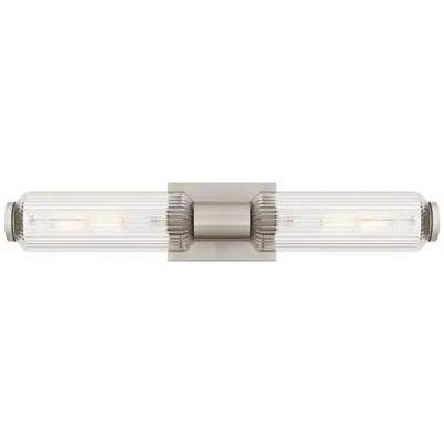 Quoizel Hawes 2-light Brushed Nickel Bath Light