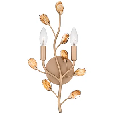 Quoizel Heiress 17 3/4" High Bronze Gold 2-light Wall Sconce
