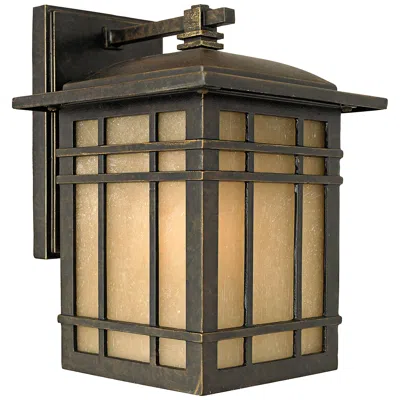 Quoizel Hillcrest 10" High Bronze Outdoor Wall Light