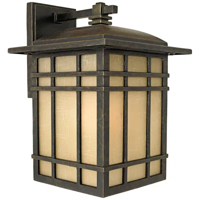 Quoizel Hillcrest 12 3/4" High Bronze Outdoor Wall Light