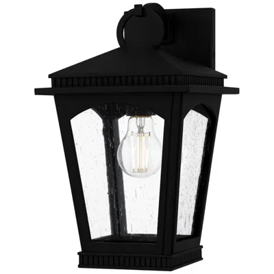 Quoizel Huck 1-light Earth Black Outdoor Wall Lantern