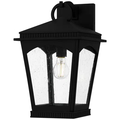 Quoizel Huck 1-light Earth Black Outdoor Wall Lantern