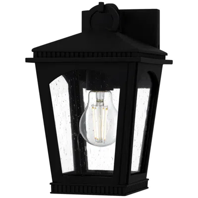 Quoizel Huck 1-light Earth Black Outdoor Wall Lantern