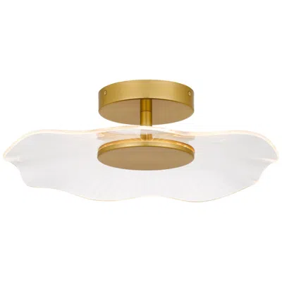 Quoizel Ibis 17 1/2" Wide Brushed Gold Led Ceiling Light